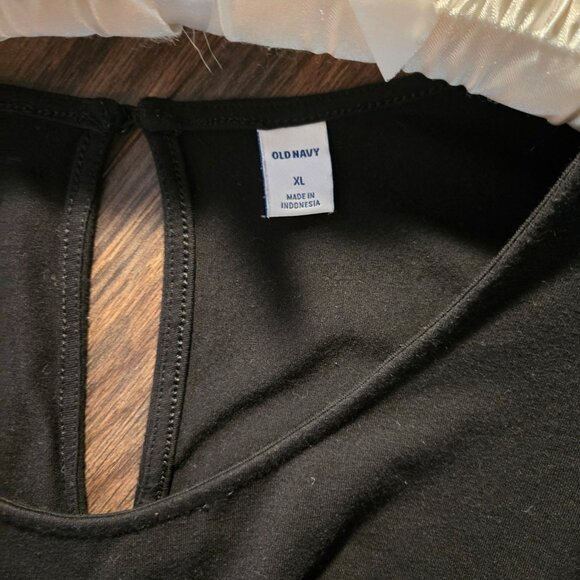 OLD NAVY Bohemian Style Wide-Leg Black Jumpsuit NWOT/SIZE XL - Picture 6 of 13